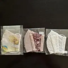 ハンドメイドマスク 3点セットのサムネイル