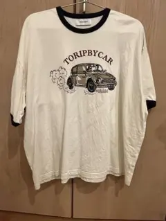 ヴィンテージライク アソートプリント リンガー半袖Tシャツ