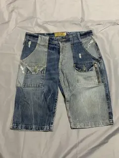 FLASH REPORT デニム ヒッコリー ショートパンツのサムネイル