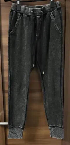 デニムスウェットイージーパンツ 　S