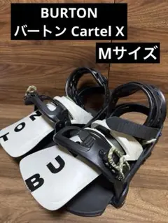 バートン カーテルX サイズM ホワイト×ブラック - メルカリ