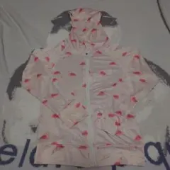 ピンク フラミンゴ ラッシュガード セット 130-140cm