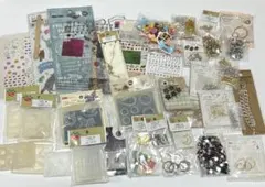 レジン用品・アクセサリー材料セット約500個以上