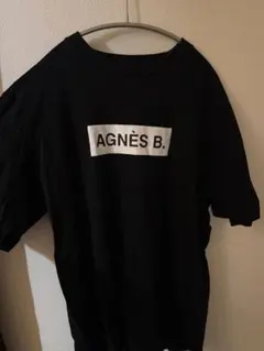 AGNÈS B. ブラック Tシャツ XL