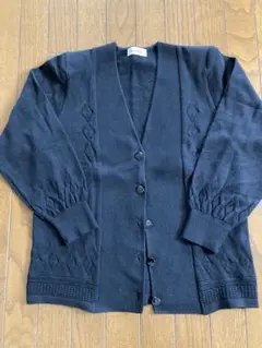 ベルロード 【日本製】カーディガン アーガイル模様編み