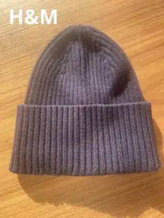 H&M キッズ　ダークブルー ニット帽 US 4-6X