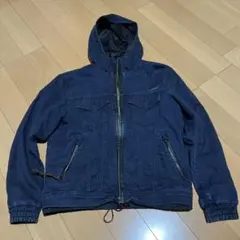 DIESEL フード付パーカーGジャン風 Mサイズ 濃紺〜ダークブルー系 希少