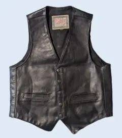 HARLEY DAVIDSON】レザーベスト ワッペンカスタム ツーリング - メルカリ