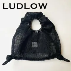 LUDLOW 手首バッグ 黒メッシュラドロー おまけ(白トートバッグ)付き