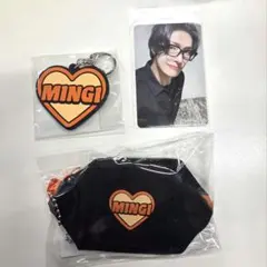 ATEEZ FCオンラインくじ ミンギ ポーチ トレカ