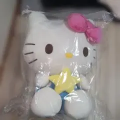 ハローキティ ぬいぐるみ 星型アクセサリー付き