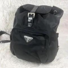 PRADA プラダ バックパック リュック 三角ロゴ ブラック