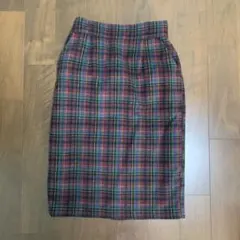 チェックスカート タイトスカート ロングスカートのサムネイル