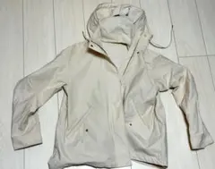 【韓国カジュアル】GU 撥水フードジャケット　ベージュ　Lサイズ
