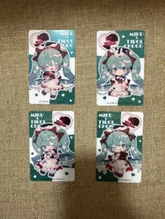 初音ミク チロルチョコ イラストカード 4枚セット　チロルミク