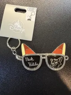 ディズニーストア　ニック　ズートピア　サングラス　キーチェーン