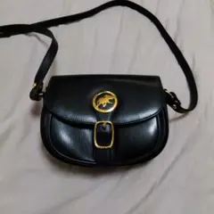 希少 ハンティングワールド ショルダーバッグ オールレザー 象金具
