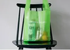【限定品】DEAN & DELUCA ショッピングバッグ EVAライムグリーン