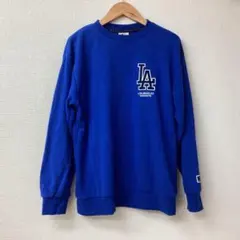 J2608 ロサンゼルス・ドジャース トレーナー 青　160