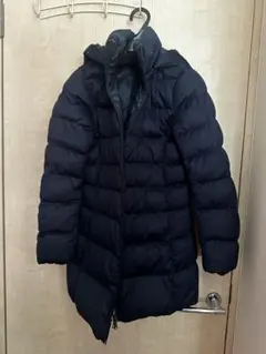 ユニクロ　ネイビー ロングダウンジャケット