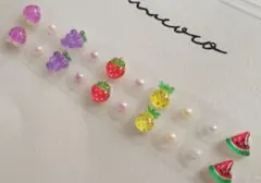 耳ツボジュエリー　20粒 ステンレス粒 ✳︎フルーツ✳︎♡特別価格♡