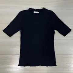 earth music & ecology 半袖トップス ネイビー M