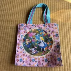 不思議の国のアリス　トートバッグ　チシャ猫　手提げ　鞄