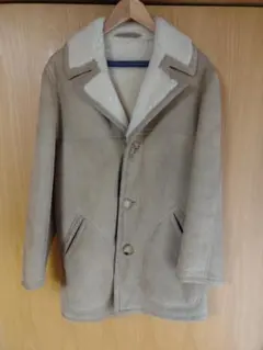 sawyer of napa　コート　M　レザー　ブラック　ウール ムートン Sawyer of Napa Sheepskin Coat | instantbootleg