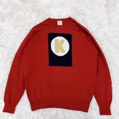90s Karl Helmut カールヘルム　コットンニット　レッドのサムネイル
