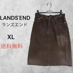 90s LANDS'END コーデュロイスカート