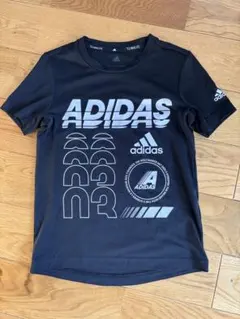 adidas CLIMALITE ドライTシャツ 140 黒