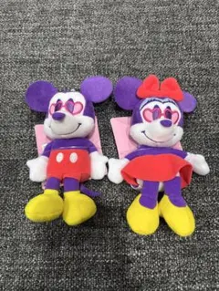 未使用＊ミッキー&フレンズ ミッキー・ミニーぬいぐるみ
