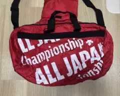 デサント ポケッタブル トートバッグ 25L ブルー オールジャパン 非売品