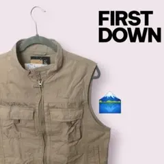 FIRST DOWN ファーストダウン ベスト メンズ L THS462