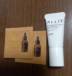 ALLIE 日焼け止めジェルサンプル N organic 美容液サンプル
