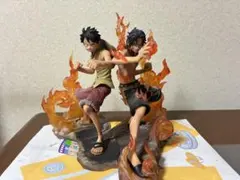 ルフィとエース フィギュア 約20cm