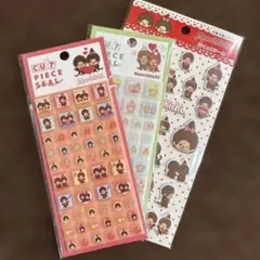 【正規品✨】 モンチッチ　カットピースシール　ぷくっとシールおまけ付き3点セット