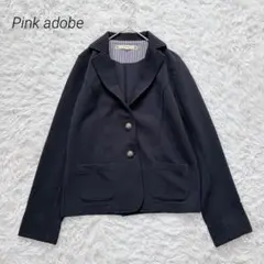 Pink adobe テーラードジャケット ポケット 金ボタン ブラック Mのサムネイル
