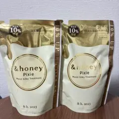【2点セット】&honey ピクシー モイストシルキー つめかえ トリートメントのサムネイル