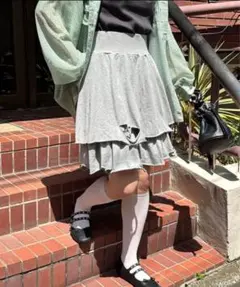CIAOPANIC スカート ピグメンドダメージティアードスカート
