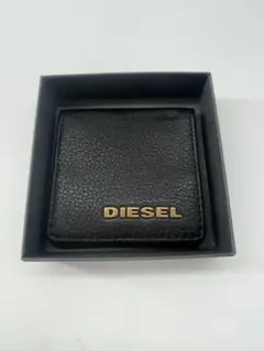 DIESEL y2k 小銭入れ　ブラック　コインケース　レザー　金具