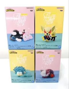僕のヒーローアカデミア　Fluffy Paffy フィギュア　4種セット