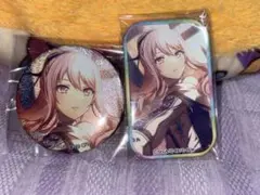 プロセカ 暁山瑞希 グリッター缶バッジ グリ缶 スクエア缶バッジ