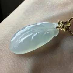 稀少新品）18K玉蜀黍天然冰紫本翡翠 ラベンダー翡翠彫刻品 - メルカリ