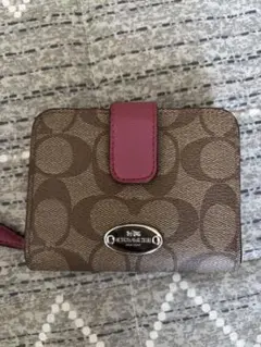 COACH コーチシグネチャーリボン 二つ折り財布 未使用 - メルカリ