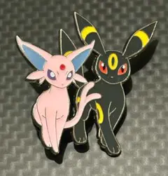 エーフィ ブラッキー 金属製 ピン バッジ 海外限定 ポケモン