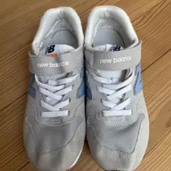 New Balance 996 キッズシューズ 23.5cm グレー/ブルー