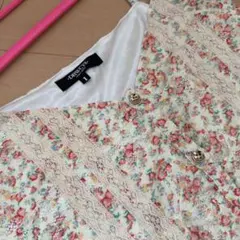 DRWCYS 花柄 レース サロペット オールインワンのサムネイル
