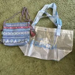 【新品】アナ雪 ワールドオブフローズン ショッピングバック ショルダーバッグ