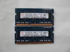 SK hynix メモリ 2GB 2枚組 計4GB PC3-12800S - メルカリ